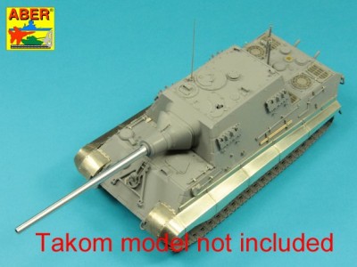128mm PaK 44 L/55 gun barrel for Sd.Kfz.186 Jagdtiger (Takom) - 3