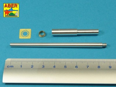 Lufa 88mm Kw.K. 43 L/71 do niemieckiego czołgu E-50 (dwuczęściowa) - 2