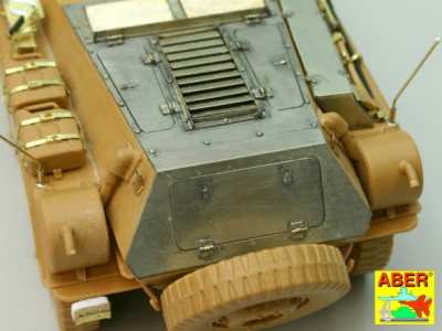 Engine upper deck for heavy armoured Car Sd. Kfz. 234 - 10
