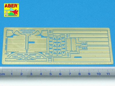 Front fenders and side supports for german tank Panther Ausf.G/F and self-proppeled gun Jagdpanther - 2