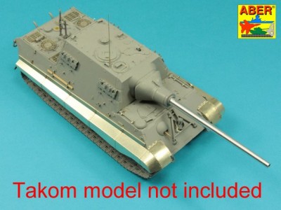 128mm PaK 44 L/55 gun barrel for Sd.Kfz.186 Jagdtiger (Takom) - 4