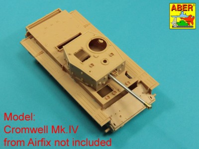 Brytyjska lufa 75mm z bardzo późnym hamulcem wylotowym do Cromwell Mk. IV - 5