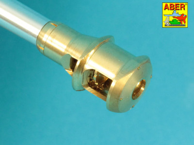 Muzzle brake for 76 mm M1A2 barrel to U.S. Sherman M4A3E8 tank - 11