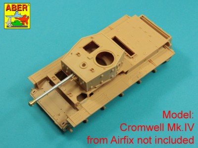 Brytyjska lufa 75mm z bardzo późnym hamulcem wylotowym do Cromwell Mk. IV - 4