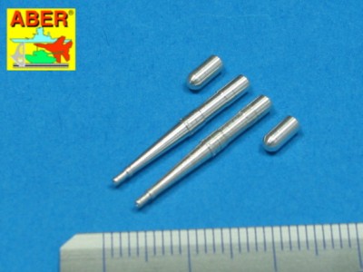 Zestaw 2 toczonych Luf do 20mm automatycznych działek  Hispano do brytyjskiego myśliwca Spitfire - 2