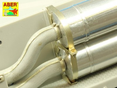 Niemiecki średni czołg Panzer IV H  cz.10 - zestaw dodatkowy - filtry powietrzne - 13