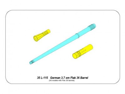 Lufa 3,7 cm do działka Flak 36 - 9