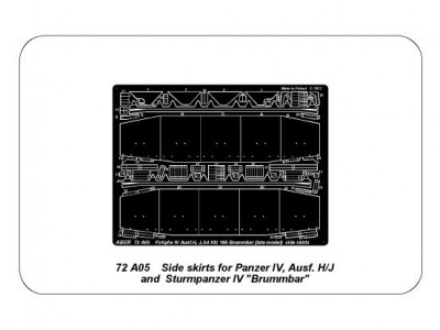 Side skirts for PzKpfw IV (H.J),Brummbar - 8