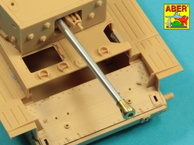 Brytyjska lufa 75mm z bardzo późnym hamulcem wylotowym do Cromwell Mk. IV - 6