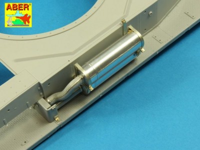 Niemiecki średni czołg Panzer IV H  cz.10 - zestaw dodatkowy - filtry powietrzne - 15