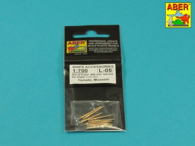Zestaw 9 luf 460mm do okrętów Yamato, Musashi - 8