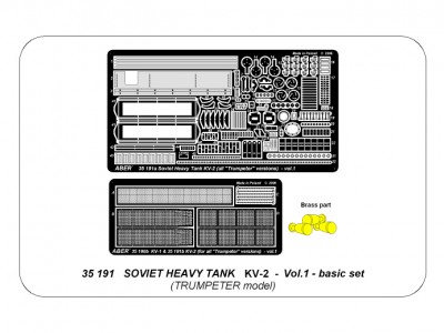 Radziecki czołg ciężki KW-2 - cz.1 - zestaw podstawowy - 4
