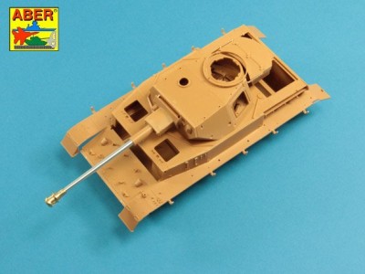 75mm KwK40L/48 barrel with middle model muzzle brake for Germ.Pz.Kpfw.VI, Ausf.H - 4