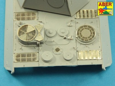 Grilles for Panther, Ausf.G  Jagdpnther, Ausf.G2–late models (Takom) - 8