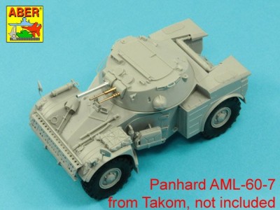 Armament for French Light Armoured Car AML-60-7, barrel for 7,62mm Macxhine guns x 2 pcs.  90mm mortar - 4