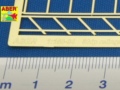 Ship railing - window type - 3