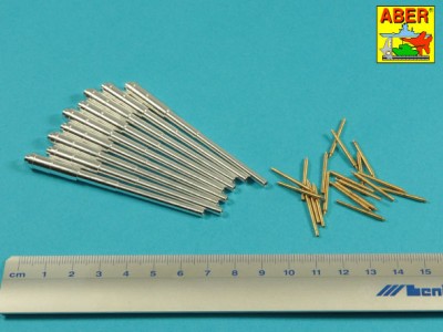 Main Armament for US battleship Iova or Missouri 406mm x9, 127mm x20 - 2