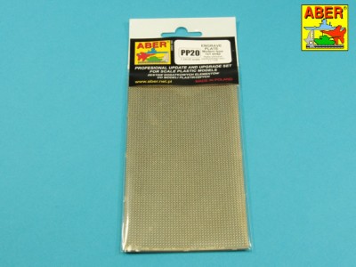 Engrave plate (140 x 77 mm) - modern type  1x1 strips, 1:24/25 scale - 4