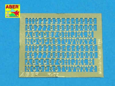 Numbers and letters (1,5mm) - 1