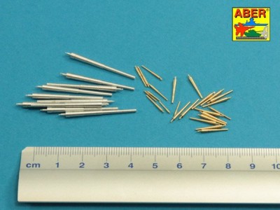 Barrels set for German WWI Battleships: König; Grosser Kurfürst; Markgraf; Kronprinz 305mm x 10, 150mm x 14, 88mm x 10 - 2