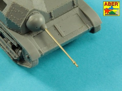 20mm gun barrel with prototype muzzle brake for nkm wz.38 FK-A used on TKS Tankette - 5