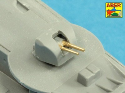 Set of barrels for Polish Destroyer ORP "Blyskawica"; 102mm x 8; 40mm x 4; 20mm x 4 - 6