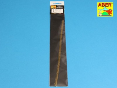 Brass  round rods Ø 0,5mm length 245mm x 8 pcs. - 2