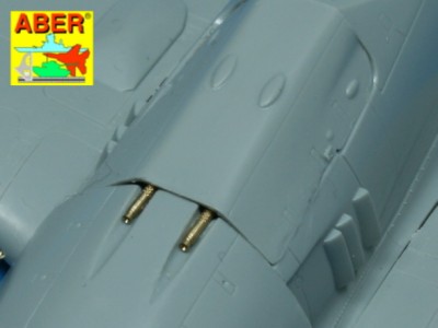 Zestaw 4 toczonych końcówek luf do niemieckich  karabinów maszynowych MG131 - 3