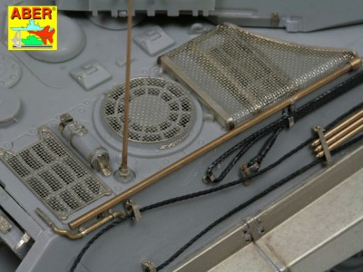 Grilles for german tank Sd.Kfz.182 King Tiger (Henshel Turret) - 5