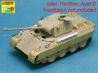 Side skirts for Panther Ausf. A, D, Bergepanther - 6