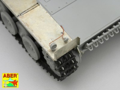 Niemiecki niszczyciel czołgów 12,8 cm Sf. L/61 (Pz.Sf.V) ''Sturer Emil'' - cz.2 - zestaw dodatkowy - błotniki - 7