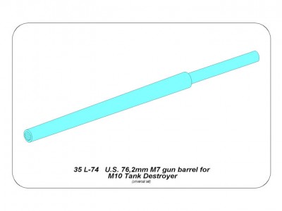 Lufa 76,2mm M7 do działa pancernego M10 - 8