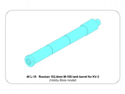 Lufa 152,4 mm M-10S do radzieckiego czołgu KW-II - 7
