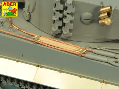 Barrel cleaning rods with brackets for Tiger I – early/late - 11