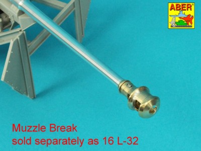 Późny hamulec wylotowy używany do następujących luf w: -PzKpfw. IV, Ausf. H: -StuG. III, Ausf.G-Late; PaK 40 Middle - 14