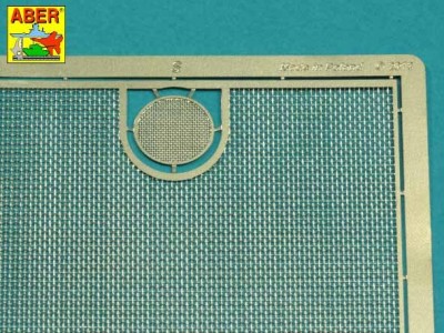 Aditional smaller mesh used on some Tiger I, Ausf.E under standart grilles - 3