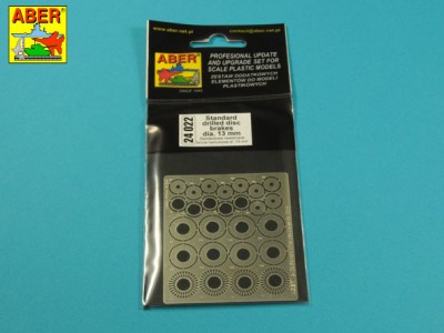 Standard drilled discs brakes dia. 13mm - 3