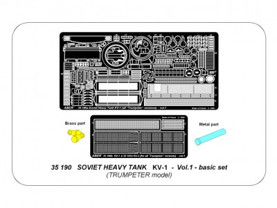 Russian heavy tank KV-1 - vol.1 - basic set