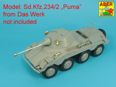 Smoke Discharges for German Tanks like, Tiger I, Panther D, Puma, Luchs, Stug IIIG - 21