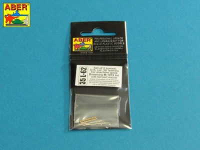 Set of 2 Turned U.S barrels for Browning  M-1919 A4 with two part muzzle - 9