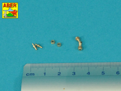 Zestaw końcówek luf do 2 niemieckich karabinów maszynowych typu MG 42 bez osłon - 2