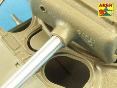 U.S 76 mm M1A2 barrel  with thread protector for Sherman M4 series tanks with M62 mount - 5