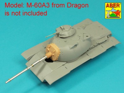 105 mm M-68 barrel with thermal shroud for  M60A3 Tank - 15