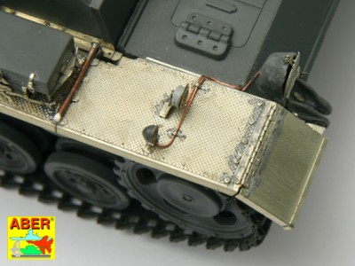 German anti-tank self proppeled gun Sturmgeschütz III, Ausf.B (Sd.Kfz. 142) - vol. 2 - additional set - fenders - 7