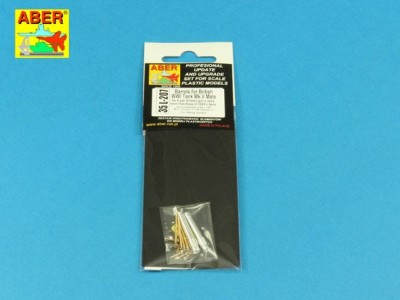 Lufy do brytyskiego czołgu z I WŚ Mk.V - 6 funtów x 2 i KM Hotchkiss x 4 - 13