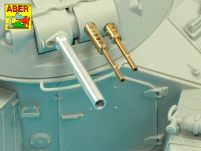 Armament for French Light Armoured Car AML-60-7, barrel for 7,62mm Macxhine guns x 2 pcs.  90mm mortar - 8