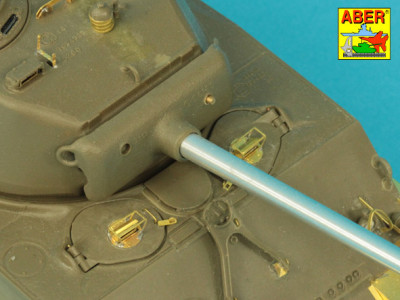 Only barrel: 76 mm  without muzzle brake for Sherman M4A3E8 - 8