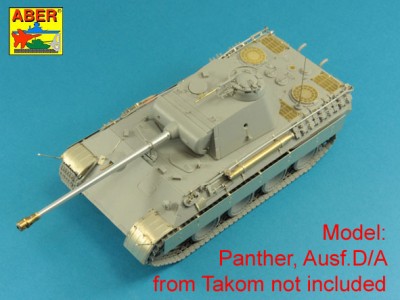 7,5 cm  barrel  with muzzle brake for Panther Ausf.A/D - 3