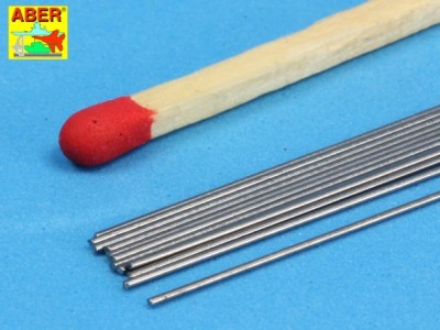 Pręty stalowe Ø 0,5mm długość 245mm x 12 szt. - 2