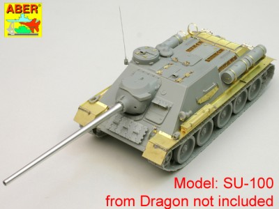 35 078 -Radziecki niszczyciel czołgów SU-100 - (Dragon model) - 11